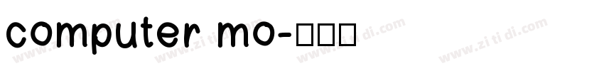 computer mo字体转换